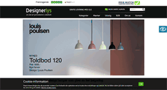 Desktop Screenshot of designerlys.dk